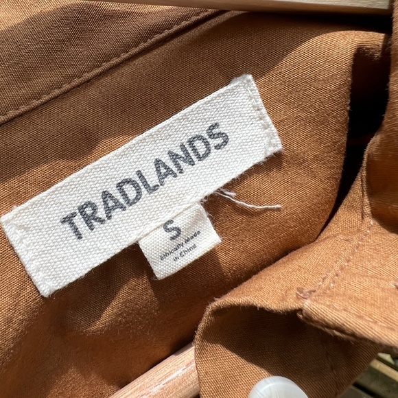 Tradlands Goodall Poplin Button-down Shirt in Sienna - Picture 2 of 5